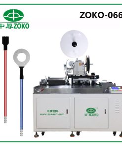 ZOKO-066S Full Automatic Heat Shrink Tube Inserting And Twisting Tinning Crimping Machine