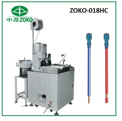 ZOKO-018HC Automatic One Side Crimping And Sleeves Insertion Machine