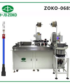 ZOKO-068S Automatic Both Sides Crimping And Heating Shrink Tube And Seal Insertion Machine